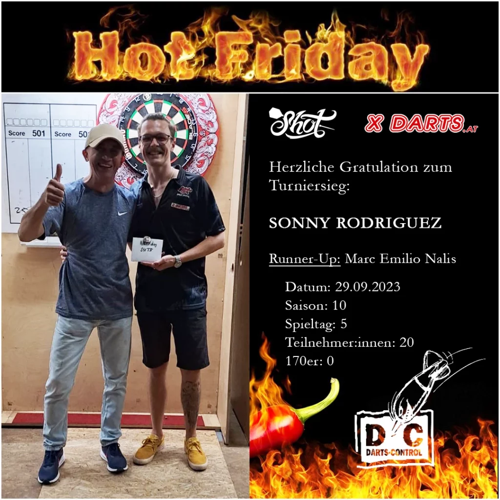 HF Sieger Spieltag 5 Sonny Rodriguez