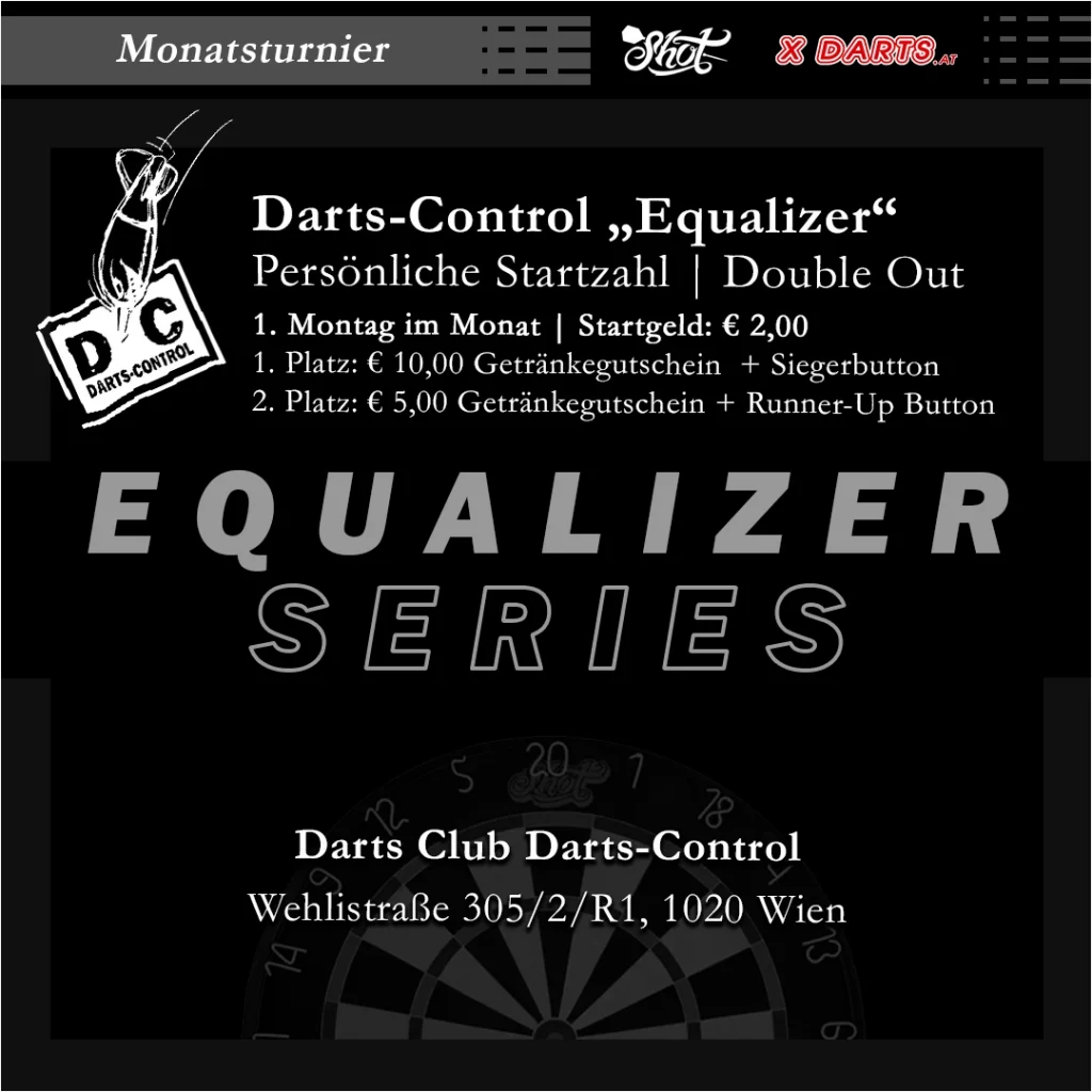 Monatsturnier Equalizer DC Darts-Control