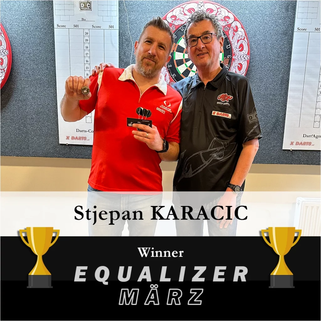 Equalizer März Sieger Stjepan Karacic